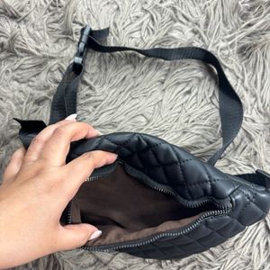 Black Waist Bag Unisex