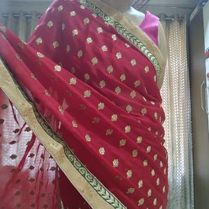 Red Saree