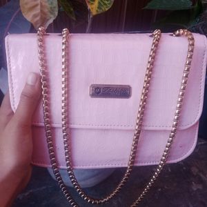 Pink Sling Bag For Women (Partywear)