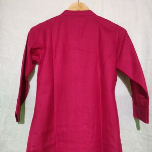 Libas Magenta Pink And Orange Long Kurti