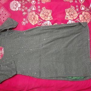 Sequence Dark Green Kurta Long.