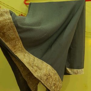 Grey Chiffon Dupatta✨️