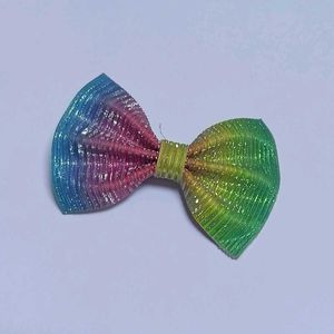 Multicolor Bow Clip