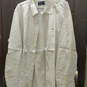 A White Floral Shirt