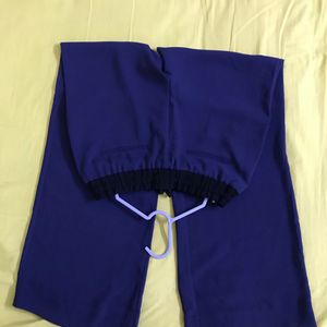 Blue Highwaisted Baggy Pant Waist32-