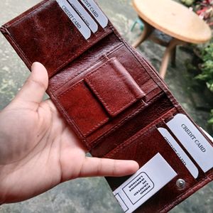 3fold Genuine Leather Wallet