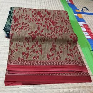 Combo Pack Of The Three Cotton Saree With Blouse