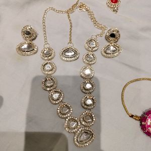 Fix Price Combo Of 7 Necklace And Bangles Set