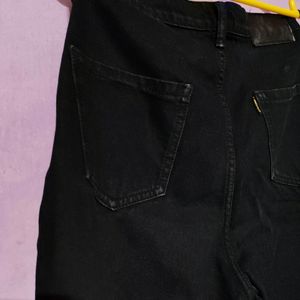 Black Cargo Jeans