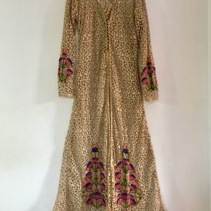 Embroidery Kurta (Golden/Tan Colour)