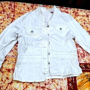 Beautiful White Jacket For Women