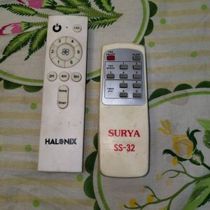 Fan Remote Surya And Halonix