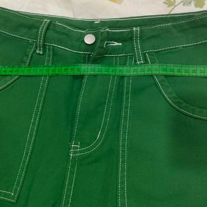 Green Cargo Jeans