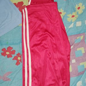 Top With Red Track Pant