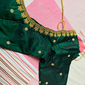 Pure Pattu Maggam Work Blouse