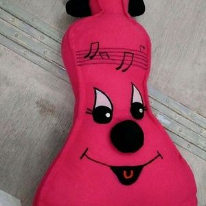 🔴new guitar Shape Cushion For Kids