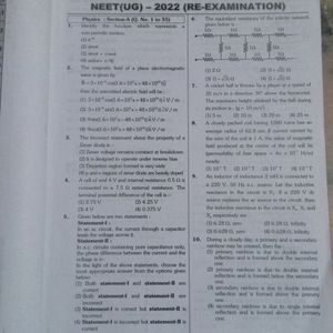 NEET- UG TEST PAPERS