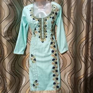 Cyan Wedding Salwar Suit