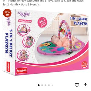 Funskool Giggles Deluxe Play Gym, Pink Colour