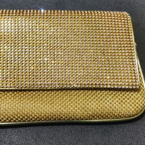 Gold Colour Sling Bag