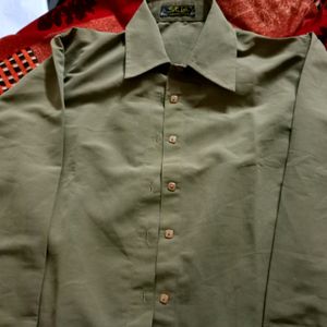 Khaki Colour Shirt For Women