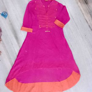 Khadi Pure Cotton Designer Kurti