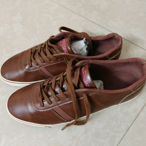 Roadster Sneakers For Men Solid Brown (New)