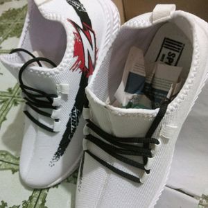 New White Casual Shoes For Men