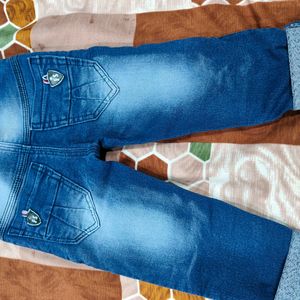 Dark Blue Jeans For Kids