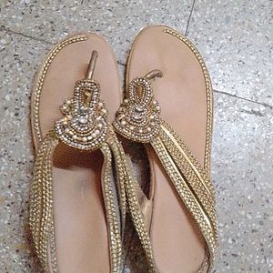 Used Gold Sandles