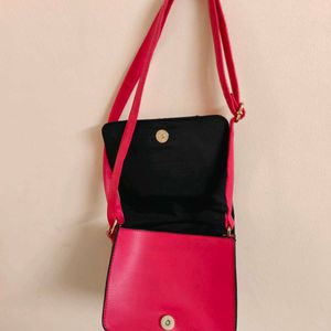 Sling Bag Rose Colour For Women.