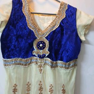 Anarkali Net Dress For Women