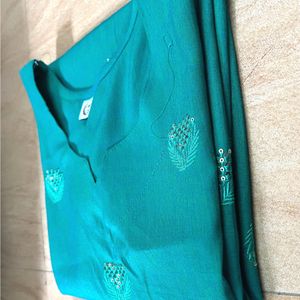 Gorgeous Sea Green Shinning Kurta