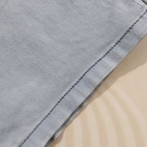 Straight Fit Grey Women Jeans