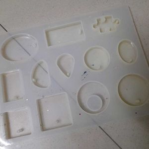 Resin Earing Keychain Silicone Mould