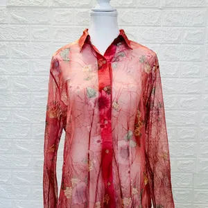 River Island Floral Print Balloon Sleeve Shirt