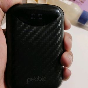 PEBBLE 10000MAH POWER BANK LIKE NEW NON USED