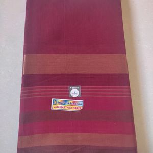 Original Co-Optex Saree In Red