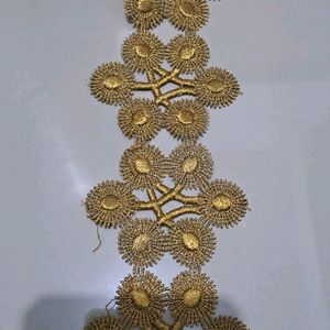 Lace/Patti/Panel/Dull Gold,/Shiny/Decoration