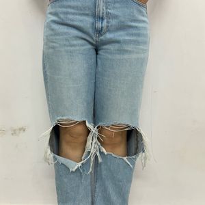 Blue Ripped Denim