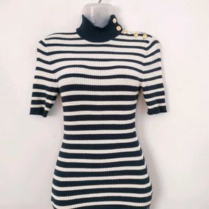 H&M Rib Knit Short Sleeved Dress / Top