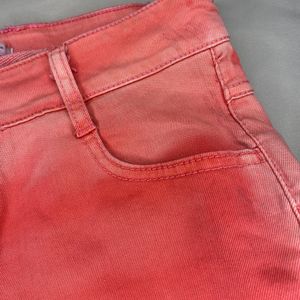 ZARA TRF Tiedye Pink Denim Shorts