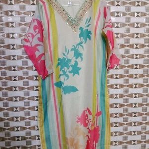 New stylish Chiffon Kurta Set