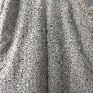 GREY CHIKANKARI KURTI - Buy1 Get1