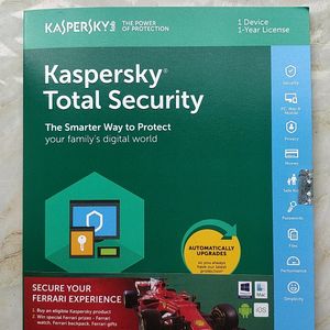 1 Year 1 Device Kaspersky Total Security Protection