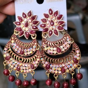 Party Wear Bridal Earrings For Women And Girls