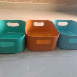 Pack Of 3 Storage Basket 🧺