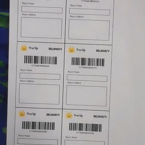 20 Pcs Of Freeup Shipping Label