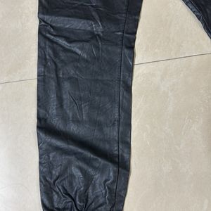 Leather Joggers