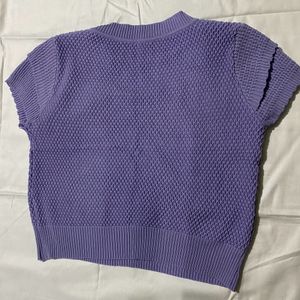 Knitted Lavender Top